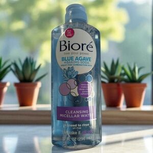 Biore Blue Agave And Baking Soda Cleansing Micellar Water (New)